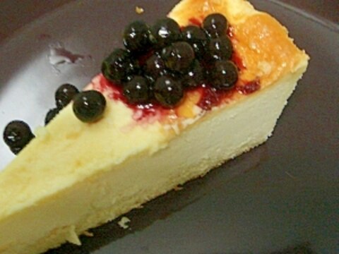 レアチーズケーキ ブルーベリーソースがけ レシピ 作り方 By Peacook 楽天レシピ レアチーズケーキ ブルーベリーソースがけ レシピ 作り方 By Peacook 楽天レシピ
